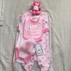 9 piece baby set for girl 3-6 months
